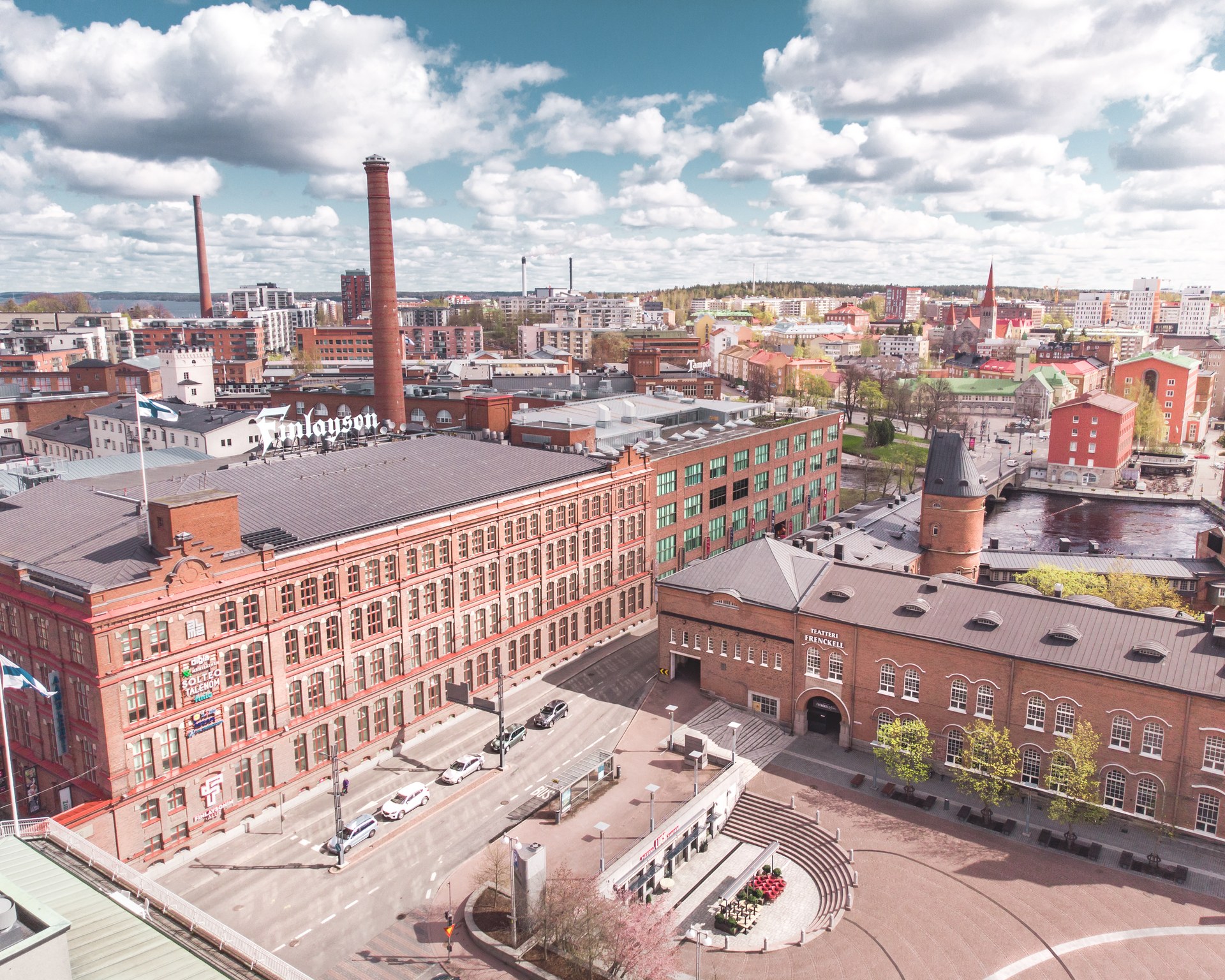 Visit Tampere Drone Spring 2020 Frenckell area Laura Vanzo 2